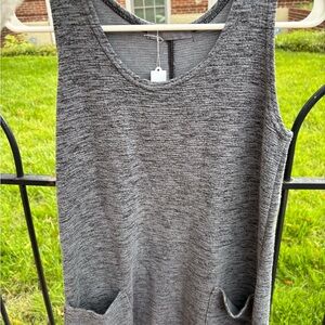 Cut Loose Heather Gray Tank Top